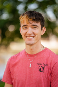 Scott Martin, Central College student ambassador