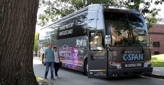 C-SPAN Bus visits Central College