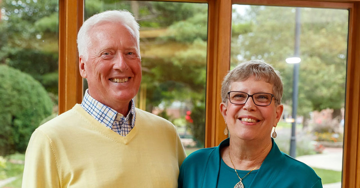 Ed ’70 and Martha Friskey Van Hemert ’72