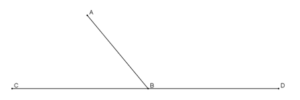 diagram showing angles